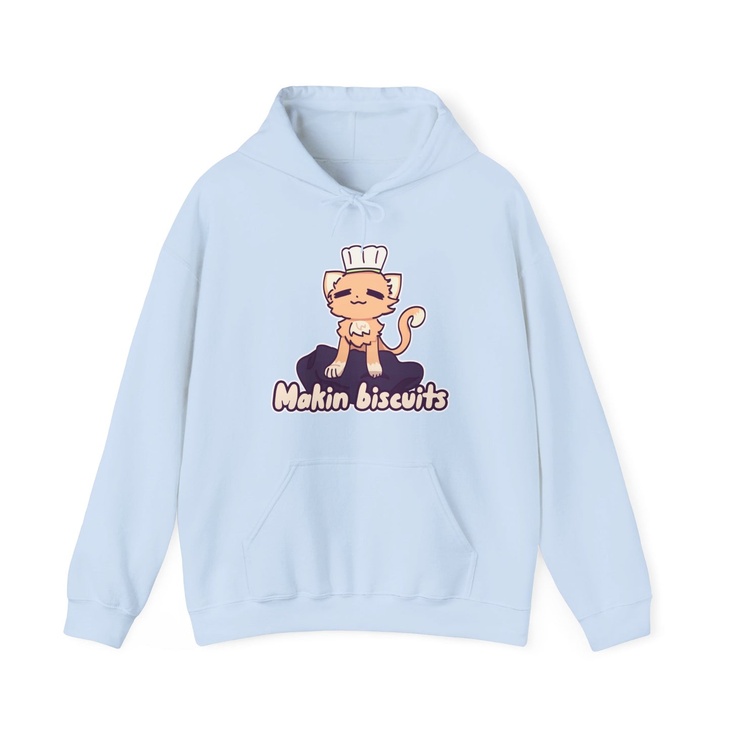 Makin' Biscuits- Orange- Unisex Heavy Blend™ Hooded Sweatshirt