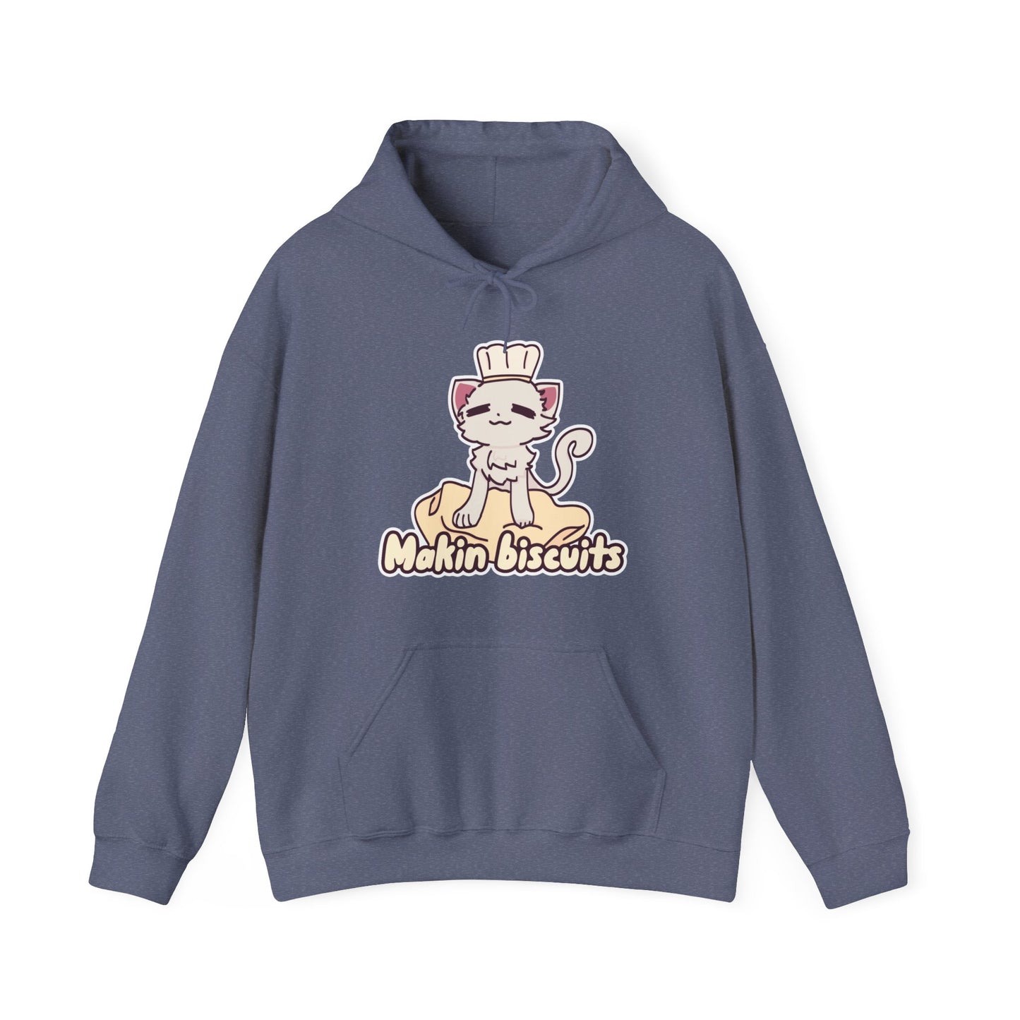 Makin' Biscuits- Cream. Unisex Heavy Blend™ Hooded Sweatshirt