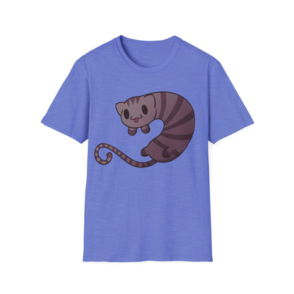 Long cat- Unisex Softstyle T-Shirt