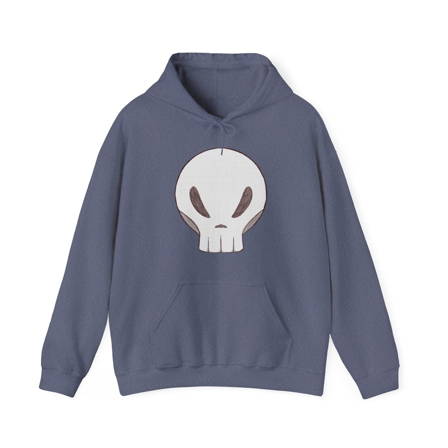 White Skull-Unisex Heavy Blend™ Hooded Sweatshirt