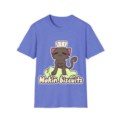 Makin' Bisbuits-Grey. Unisex Softstyle T-Shirt