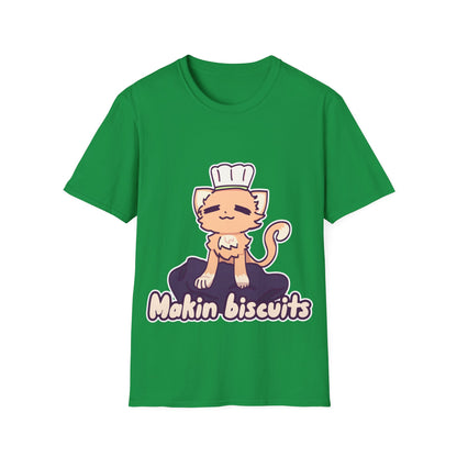 Makin' Biscuits- Orange. Unisex Softstyle T-Shirt